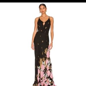 Free People Floral Maxi Dress